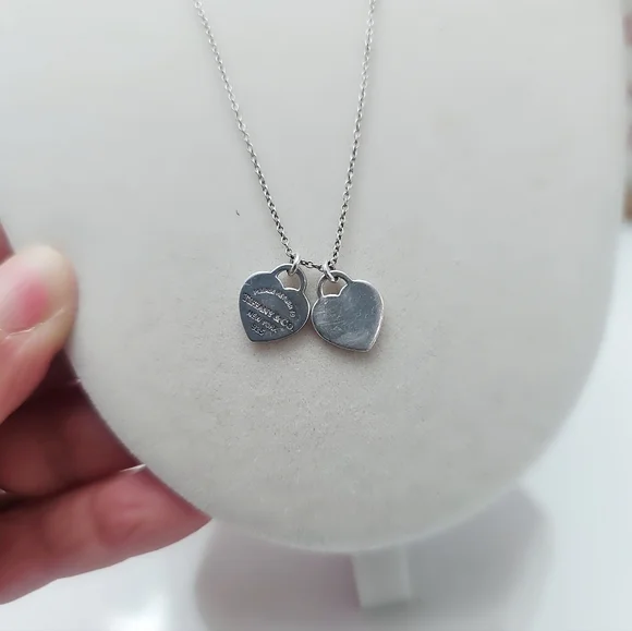 Authentic Tiffany And Co Mini Heart Necklase - Picture 6 of 10